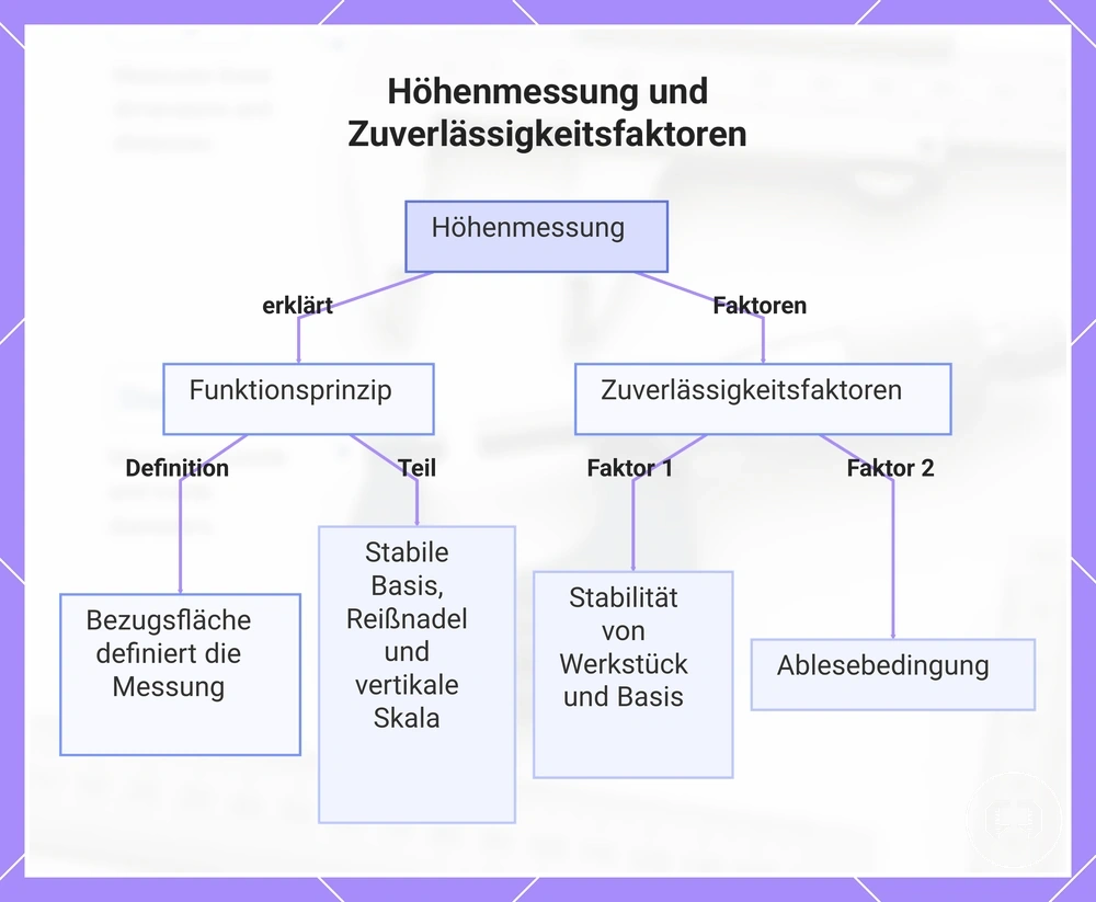 Höhenmessung und Zuverlässigkeitsfaktoren