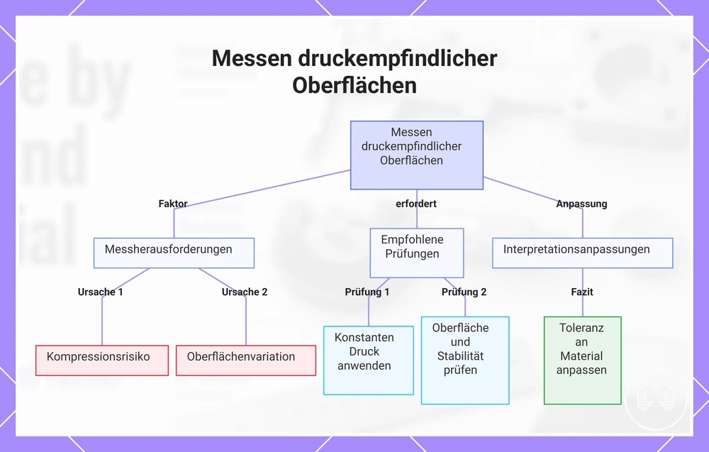 Messen druckempfindlicher Oberflächen