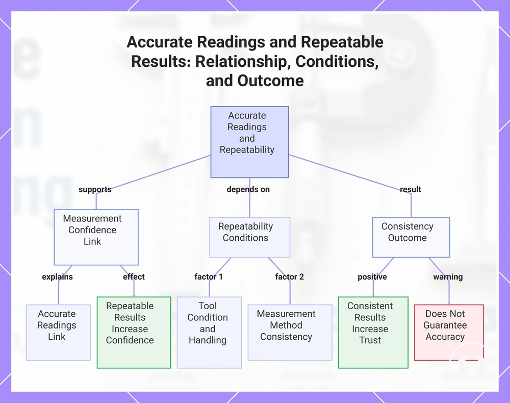 Accurate Readings and Repeatable Results: Relationship, Conditions, and Outcome