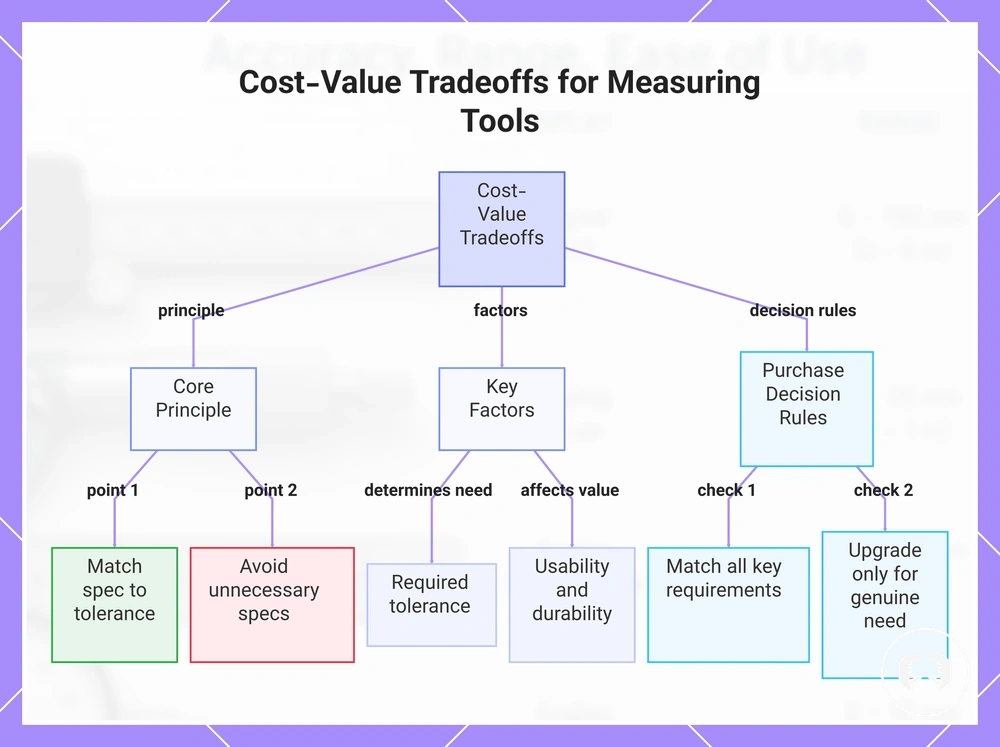 Cost-Value Tradeoffs for Measuring Tools