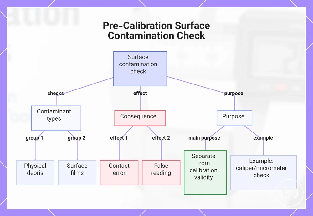Pre-Calibration Surface Contamination Check