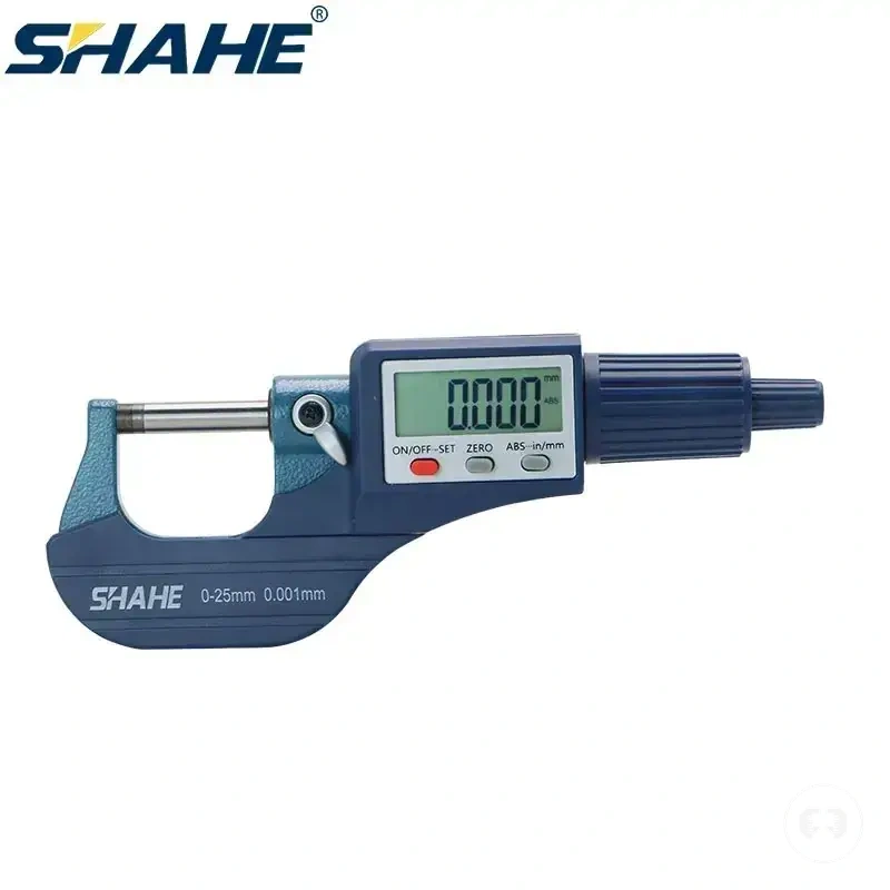 Micrómetro exterior electrónico para mediciones de precisión de 0 a 25 mm