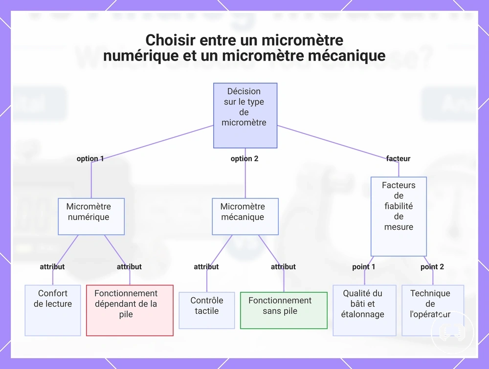 Choisir entre un micromètre numérique et un micromètre mécanique
