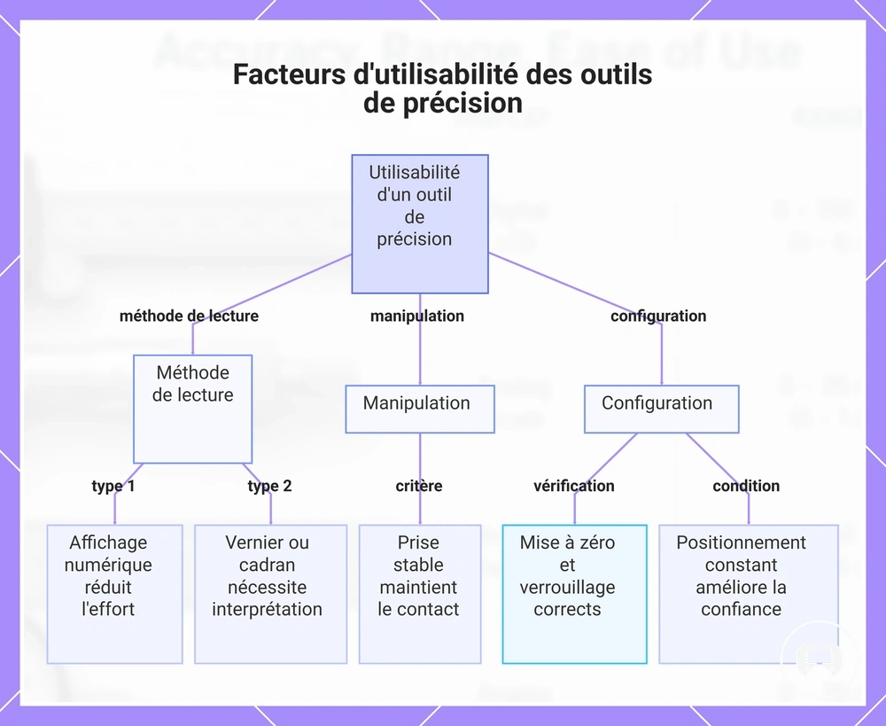 Facteurs d'utilisabilité des outils de précision