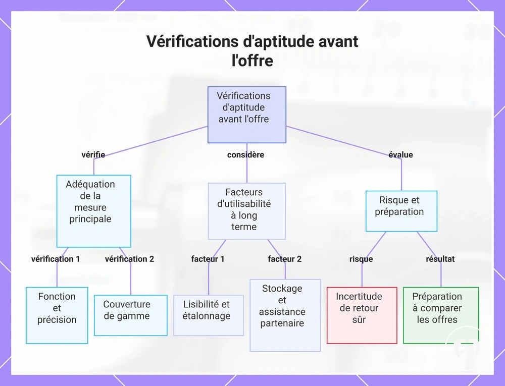 Vérifications d'aptitude avant l'offre