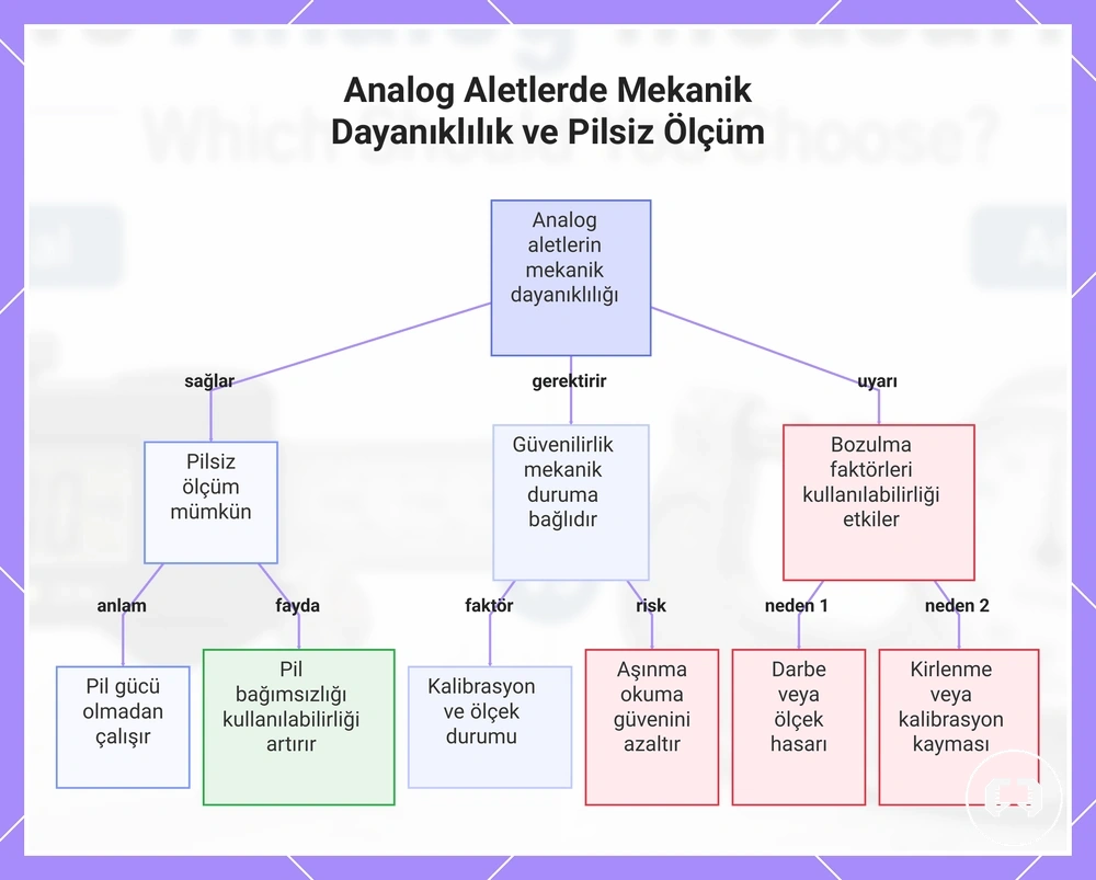 Analog Aletlerde Mekanik Dayanıklılık ve Pilsiz Ölçüm