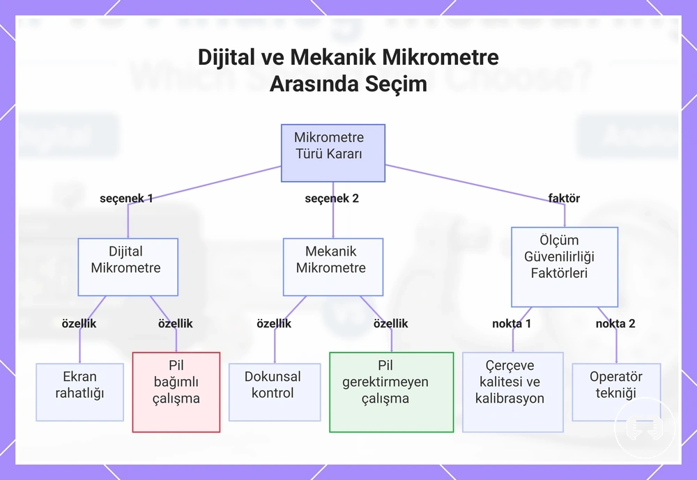 Dijital ve Mekanik Mikrometre Arasında Seçim