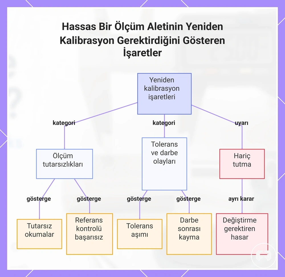 Hassas Bir Ölçüm Aletinin Yeniden Kalibrasyon Gerektirdiğini Gösteren İşaretler